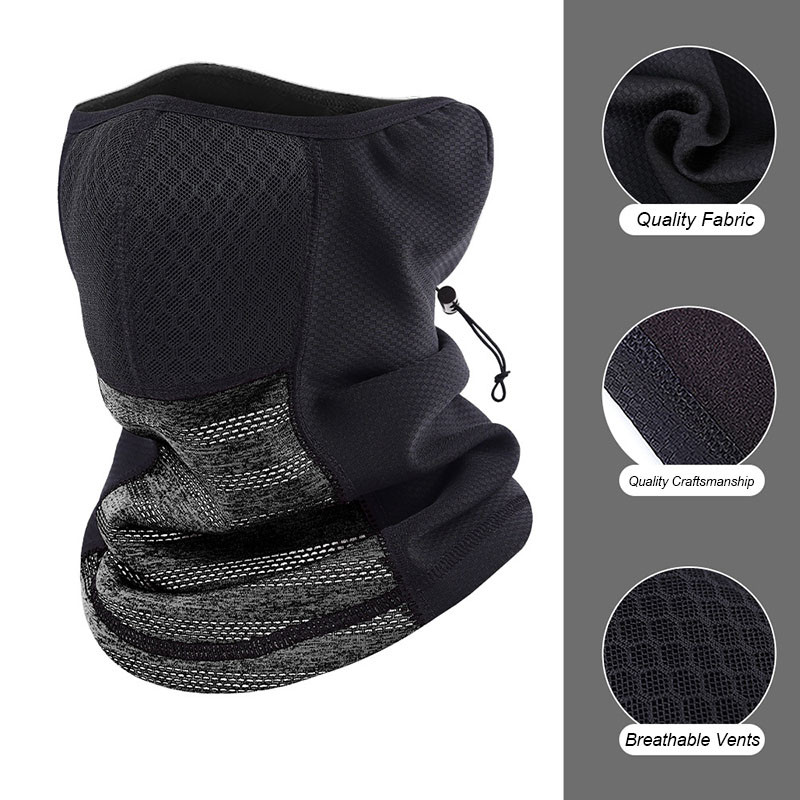 Mehe/naise suusamask Talvine lumi soe plüüs kael/näomask Mootorsaanid Suusad Kelgud Lumelaud Õues Külmakindel Spordi Turvasall