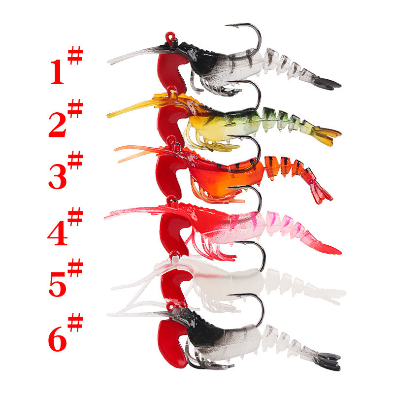 9CM/14g Multimazgas Penkios dalys Žvejyba Krevetės Krevetės Krevetės Masalai Karšių masalai Šviečiančios krevetės Upės masalas Žvejyba sūriame vandenyje