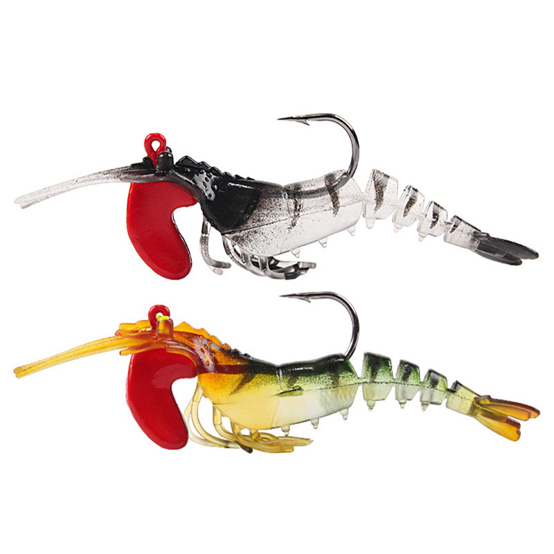 9CM/14g Multimazgas Penkios dalys Žvejyba Krevetės Krevetės Krevetės Masalai Karšių masalai Šviečiančios krevetės Upės masalas Žvejyba sūriame vandenyje