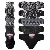 Žieminė vilna slidinėjimo skara dviračių veido kaukė snieglenčių juosta galvos apdangalai 3D juokingi kaklo šildytuvai, trikampiai dviračiai, stori seilinukai