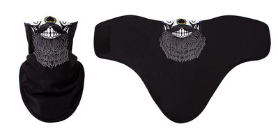 Žieminė vilna slidinėjimo skara dviračių veido kaukė snieglenčių juosta galvos apdangalai 3D juokingi kaklo šildytuvai, trikampiai dviračiai, stori seilinukai