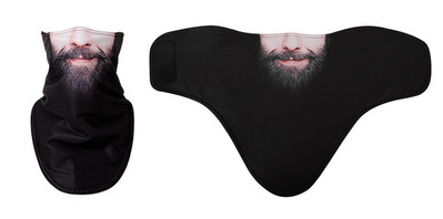 Žieminė vilna slidinėjimo skara dviračių veido kaukė snieglenčių juosta galvos apdangalai 3D juokingi kaklo šildytuvai, trikampiai dviračiai, stori seilinukai