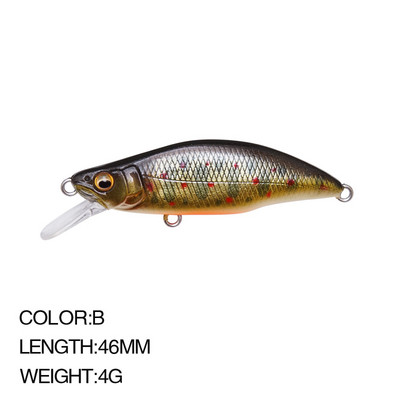 Япония Hot Model Sinking Minnow Fishing Lures 52mm 4.5g Jerkbait Bass Pike Carkbait Воблери Swimbait Професионална твърда стръв