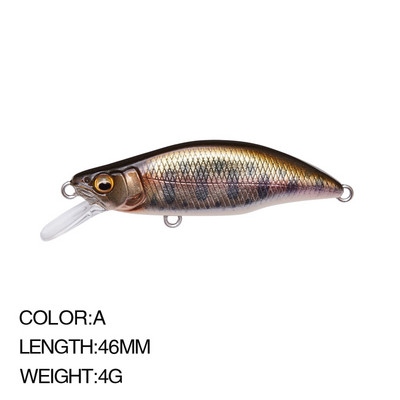 Япония Hot Model Sinking Minnow Fishing Lures 52mm 4.5g Jerkbait Bass Pike Carkbait Воблери Swimbait Професионална твърда стръв