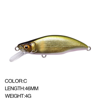 Япония Hot Model Sinking Minnow Fishing Lures 52mm 4.5g Jerkbait Bass Pike Carkbait Воблери Swimbait Професионална твърда стръв