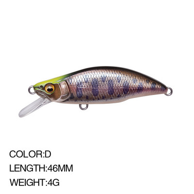 Япония Hot Model Sinking Minnow Fishing Lures 52mm 4.5g Jerkbait Bass Pike Carkbait Воблери Swimbait Професионална твърда стръв