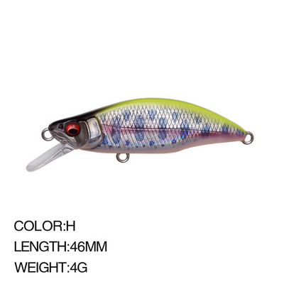 Япония Hot Model Sinking Minnow Fishing Lures 52mm 4.5g Jerkbait Bass Pike Carkbait Воблери Swimbait Професионална твърда стръв