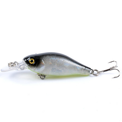 Nalucă de pescuit Minnow, 70 mm, 6,8 g, momeală dură de suprafață, wobbler, momeală jig, crap Crankbait, bas cu dungi, material de pescuit SwimBait, 1 buc