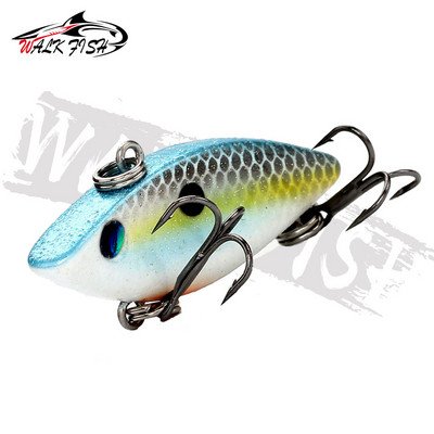 WALK FISH 40mm 4,5g Crankbait Mini Vib Bait Peibutis Huuleta Rattle Hard Bait Kunstlik uppuv vobler kalastustarvete jaoks