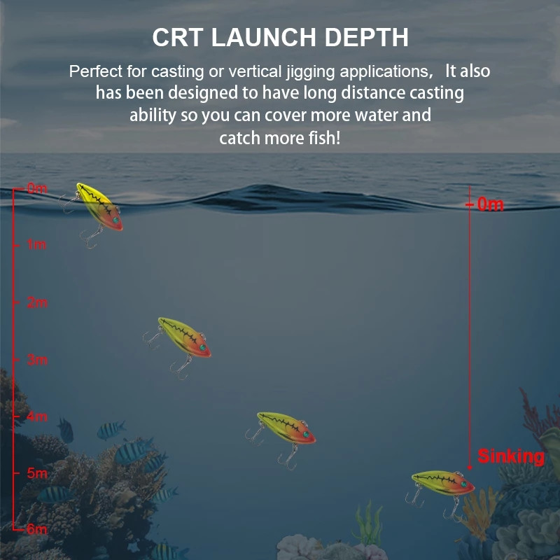 WALK FISH 40mm 4,5g Crankbait Mini Vib Bait Peibutis Huuleta Rattle Hard Bait Kunstlik uppuv vobler kalastustarvete jaoks