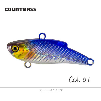 COUNTBASS 45mm 1-3/4" 6,5g 1/4 oz. VIB Chatter Vibration Sinnking Hardbaits Fishing Lure Wobbler Lipless Crankbait Lures