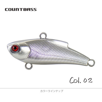 COUNTBASS 45mm 1-3/4" 6,5g 1/4 oz. VIB Chatter Vibration Sinnking Hardbaits Fishing Lure Wobbler Lipless Crankbait Lures