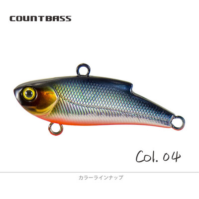COUNTBASS 45mm 1-3/4" 6,5g 1/4 oz. VIB Chatter Vibration Sinnking Hardbaits Fishing Lure Wobbler Lipless Crankbait Lures