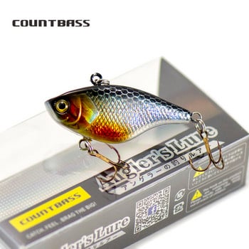 40 mm 4,6 g Countbass вибрационни воблери Твърди примамки Без устни Crankbaits Потъващи рибарски примамки за сладководен риболов