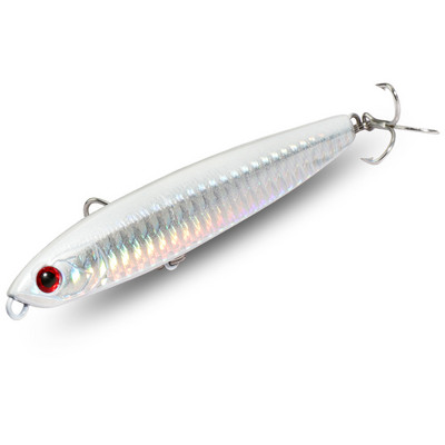 Uppuv pliiatsisööt 10g 14g 18g 24g vobler trolling karpkala popper haugi ujumispiik Long Cast Minnow Pesca Tackle merepüügi peibutis