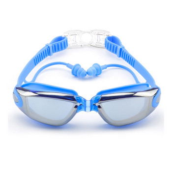 Професионални очила за плуване Късогледство Мъже Жени Тапа за уши Водоустойчиви против замъгляване Очила за басейн за възрастни Natacion Swim Eyewear