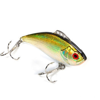 1 τεμ. 3D Eye VIB Fishing Lure 6,5cm 13g δόνησης που βυθίζονται σκληρά δολώματα Artificial Fish Lipless Wobblers For Bass Sea Fishing Tacking