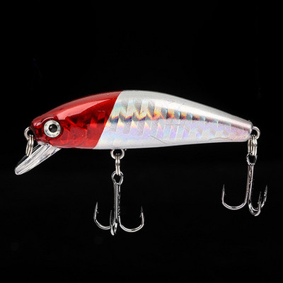 Minnow Fishing Lure 5,5cm 6,5g Sinking Artificial Hard Bait Bass Wobblers Lures Crankbait Pike Treble Hooks