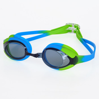 Очила за плуване против замъгляване, против изтичане, UV протектор, мек силиконов мост на носа, предписани очила за плуване за момче, момиче, деца
