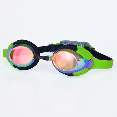 Γυαλιά κολύμβησης κατά της ομίχλης Αντι-διαρροή UV Protector Μαλακή σιλικόνη Nose Bridge Συνταγογραφούμενα γυαλιά κολύμβησης για αγόρι κορίτσια για παιδιά