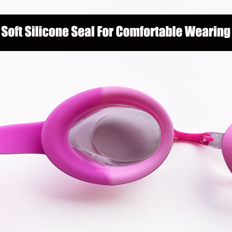 Γυαλιά κολύμβησης κατά της ομίχλης Αντι-διαρροή UV Protector Μαλακή σιλικόνη Nose Bridge Συνταγογραφούμενα γυαλιά κολύμβησης για αγόρι κορίτσια για παιδιά