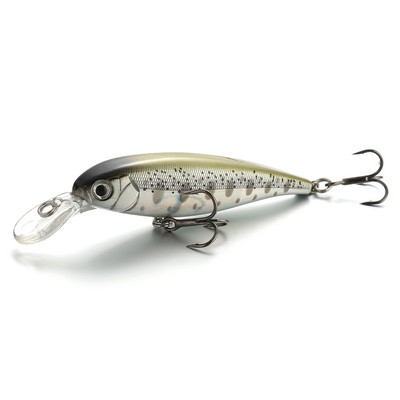 LTHTUG Pesca kõva püügilant 60mm 5g 70mm 8g aeglaselt uppuv Minnow vobler Isca kunstsöödad ahvenahaugi jaoks