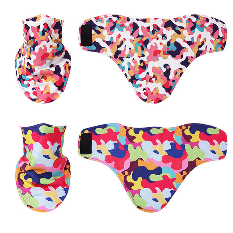 Σαλιάρες για σκι Winter Fleece Παιδικά κινούμενα σχέδια για Snowboard Μάσκα ολόκληρου προσώπου Αγόρια Θερμότερη τριγωνική τρισδιάστατη εκτύπωση κασκόλ για κορίτσι μάσκα σκι