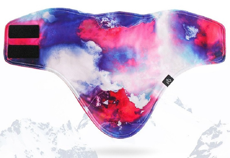 Unisex täiskasvanutele mõeldud soe hingav Starry Sky suusamask õhuauguga naistele meestele tuulekindel lumelaud näorätiku sidemega kaela soojendaja