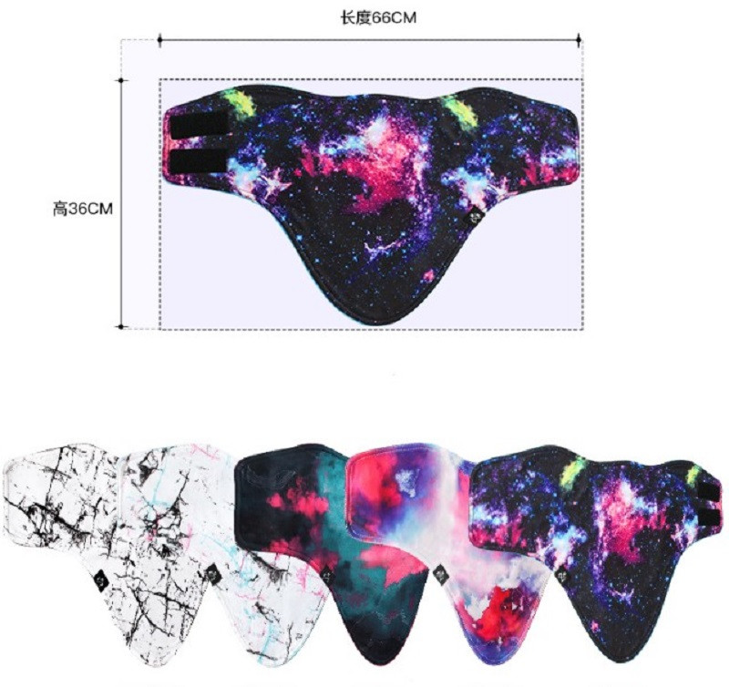 Unisex täiskasvanutele mõeldud soe hingav Starry Sky suusamask õhuauguga naistele meestele tuulekindel lumelaud näorätiku sidemega kaela soojendaja