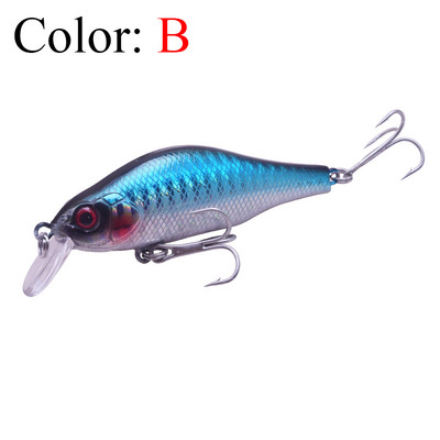 1vnt Minnow žvejybos masalai, 8 cm