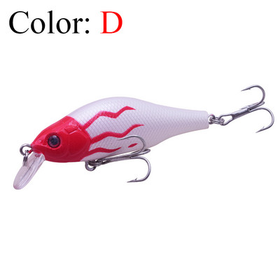 1vnt Minnow žvejybos masalai, 8 cm