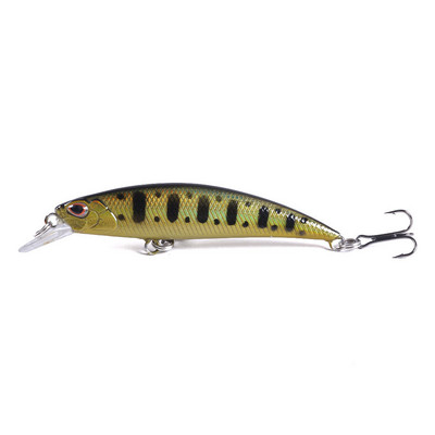 1 ΤΕΜ Laser Slowly Sinking Minnow Fishing Lure 80mm 9g Artificial Japan Hard Bait Bass Pike Wobblers Crankbait Carp Fishing