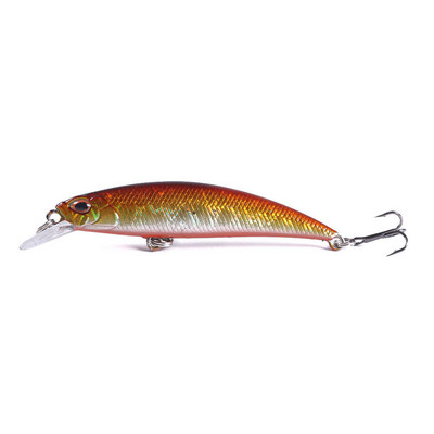 1 ΤΕΜ Laser Slowly Sinking Minnow Fishing Lure 80mm 9g Artificial Japan Hard Bait Bass Pike Wobblers Crankbait Carp Fishing