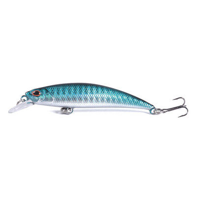 1 ΤΕΜ Laser Slowly Sinking Minnow Fishing Lure 80mm 9g Artificial Japan Hard Bait Bass Pike Wobblers Crankbait Carp Fishing