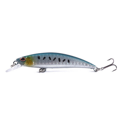 1 ΤΕΜ Laser Slowly Sinking Minnow Fishing Lure 80mm 9g Artificial Japan Hard Bait Bass Pike Wobblers Crankbait Carp Fishing