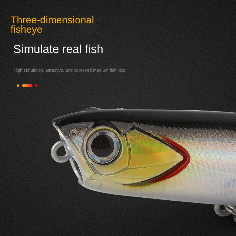 Topwater Ujuv pliiats 5g 15g Püügilant Surface Stickbait Kunstlikud kõndimissöödad Vooblerid Trolling Jerkbait Bass Pike