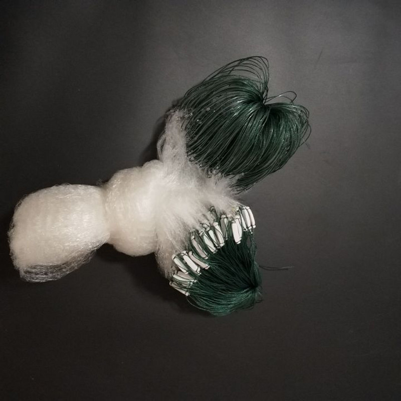 20/25/40 m Nailoninis žvejybos tinklas žuvies tinklelio gaudyklė Vieno sluoksnio monofilamentinis žiauninis tinklas tinklas žvejybos narvas Lauke naudojami žvejybos reikmenys