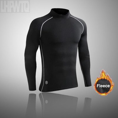 Ανδρικά Μαύρα Σετ Εσωρούχων Σκι Winter Sports Quick Dry Thermal εσώρουχα σκι Αθλητικά ρούχα Winter Long Johns για Ανδρικά