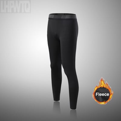 Ανδρικά Μαύρα Σετ Εσωρούχων Σκι Winter Sports Quick Dry Thermal εσώρουχα σκι Αθλητικά ρούχα Winter Long Johns για Ανδρικά
