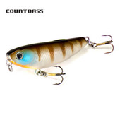 Countbass Surface Pencil Fishing Lure 52mm 5,5g Topwater Stick Bait Bass Leurre Peche Hard Lure Armed with VMC 9649 Hooks BZ