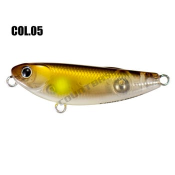 Countbass Surface Pencil Fishing Lure 52mm 5.5g Topwater Stick Bait Bass Leurre Peche Hard Lure Въоръжени с VMC 9649 куки BZ