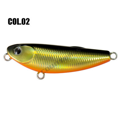 Countbass Surface Pencil Fishing Lure 52mm 5,5g Topwater Stick Bait Bass Leurre Peche Hard Lure Armed with VMC 9649 Hooks BZ