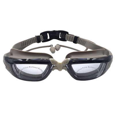 Vyrai Moteriški Silikonas Vandeniui atsparus Dengimas Skaidrus Anti-ras UV Trumparegystė Plaukimo akiniai Akiniai Dioptrijų Sportiniai Maudymosi Akiniai Be Dėžutės