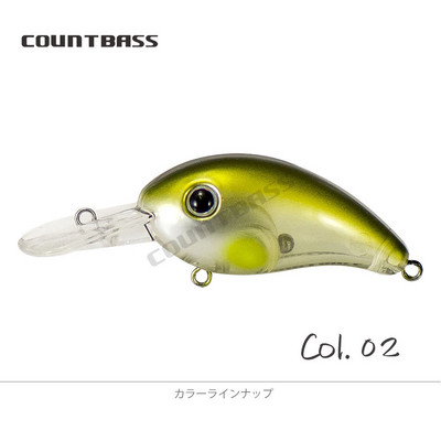 COUNTBASS 42 mm 5,5 g Crankbaits kieto plastiko vobleriai upėtakių ešerių meškeriotojo masalas