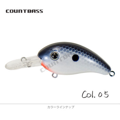 COUNTBASS 42 mm 5,5 g Crankbaits kieto plastiko vobleriai upėtakių ešerių meškeriotojo masalas