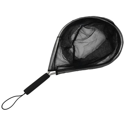 Must alumiiniumist kärbsepüügi forelli võrk nailonist kalasäästja käsivõrk Kalavõrgu maandumisvõrgud