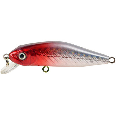 1db Mini Wobblerek Süllyedő Minnow horgászcsalik Bass Crankbait Hooks Tackle Crank Baits 6cm 4,5g pesca