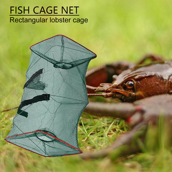 Устойчив на износване капан за риболовна мрежа Издръжлива леярска мрежа Smelt Crab Crayfish Catcher Дълъг живот Риболовни принадлежности Риболовни принадлежности