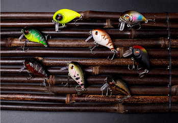 1 τεμ. Floating Crank Fishing Lures Wobblers 4,5cm 7,4g Τεχνητό Πλαστικό Σκληρό Δόλωμα Ποιότητα Εργαλείο ψαρέματος Minnow Bass Pike