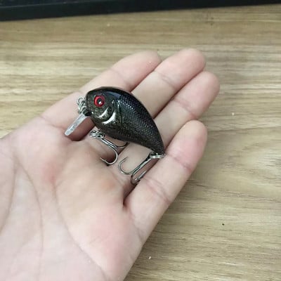 1 buc. Naluci de pescuit cu manivela plutitoare Wobblers 4,5 cm 7,4 g Momeală tare din plastic artificial de calitate Minnow Bass Stiuca Tackle de pescuit